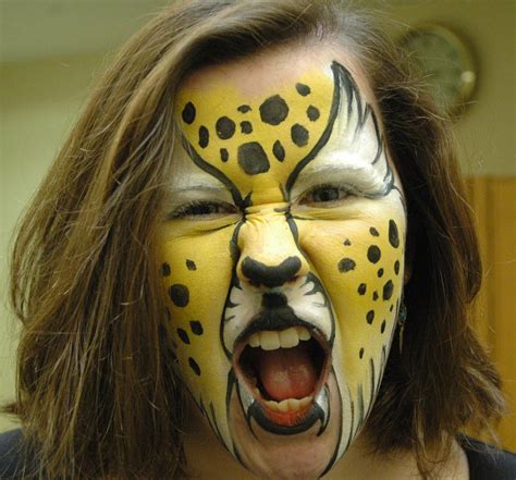 Cheetah face paint by spirit0407 on DeviantArt