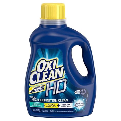 Oxiclean Liquid Sparkling Fresh Scent Laundry Detergent 100 5oz