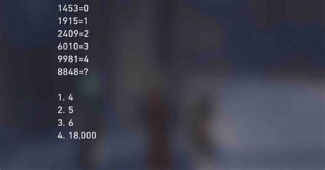 1453=0 1915=1 2409=2 6010=3 9981=4 8848= 2 1. 4 2.5 3. 6 4. 18,000 ...