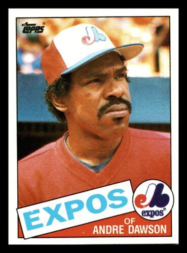 1985 Topps Andre Dawson HOF Montreal Expos 9th Year 420 NM MINT EBay