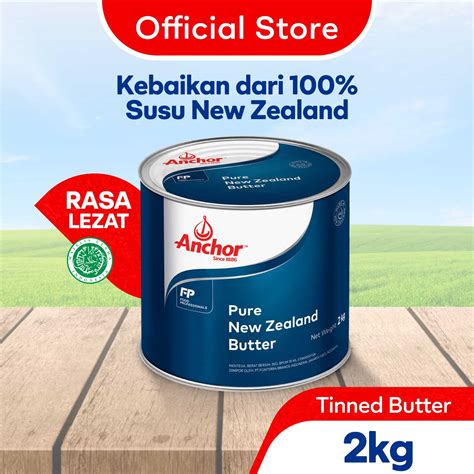 Anchor Salted Butter 2kg Mentega Asin New Zealand Lazada Indonesia