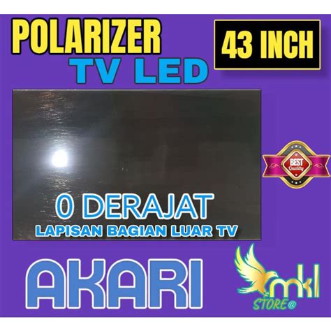 Jual POLARIS POLARIZER TV LCD LED 43 INCH PELAPIS PLASTIK FILM KHUSUS