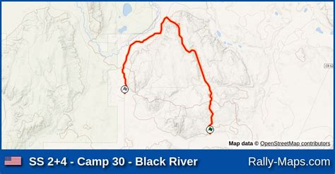 SS 2 4 Camp 30 Black River Stage Map Summer Sno Drift Rally 2022