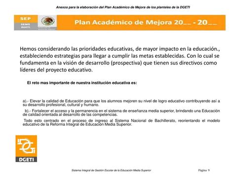 PPT Sistema Integral de Gestión Escolar de la Educación Media