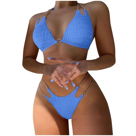 Beai Trendy Swimsuits For Women Womens Bikini Set Push Up Womens Swimwear One Piece Cutout