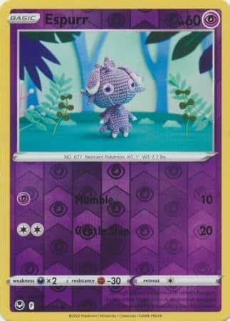 Espurr 081 195 Common Reverse Holo Playset