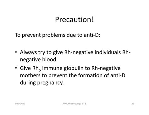 Rhesus Blood Group System | PDF