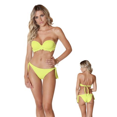 Beachwear Emerara By Dd E Bikini Butterfly Slip Yellow Green