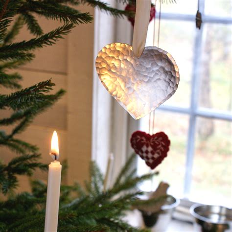 Hearts, Christmas Decoration, Brass - Appelgren - Pewter and Brass