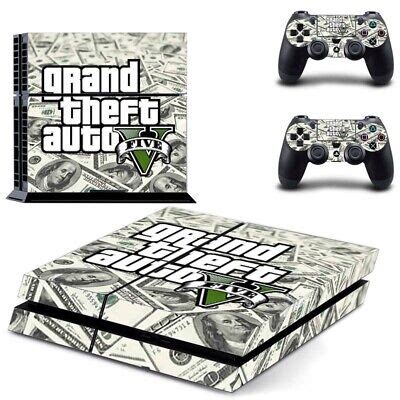 Gta Dollars Ps Skin Sticker Decal Wrap Playstation Console