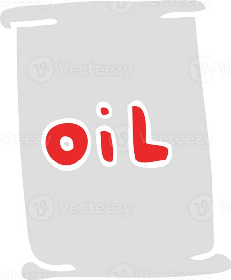 Flat Color Illustration Of Oil Drum 40552203 Png