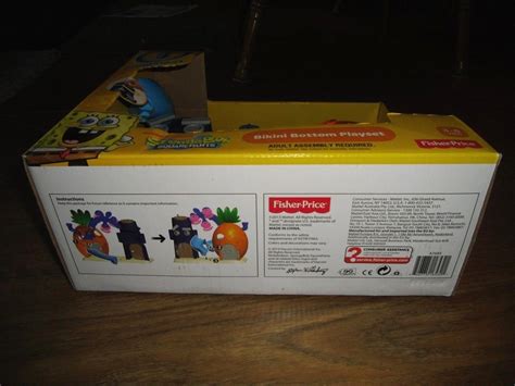 Fisher Price Imaginext Spongebob Bikini Bottom Playset Easter Pineapple