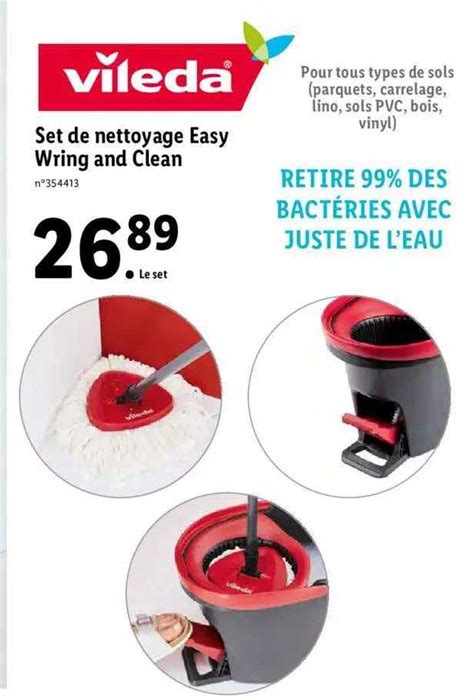 Promo Set De Nettoyage Easy Wring And Clean Vileda Chez Lidl