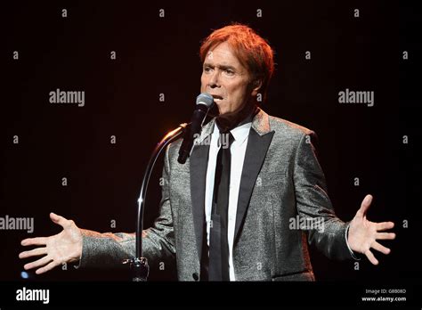 Sir Cliff Richard Performs On Stage At The Birmingham Symphony Hall