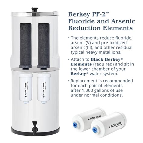 Berkey Pf 2 Fluoride Filters Berkey Water Filters Uk And Eu