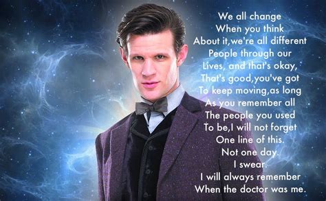 Matt Smiths Eleventh Doctor Regeneration Speech Twelfth Doctor