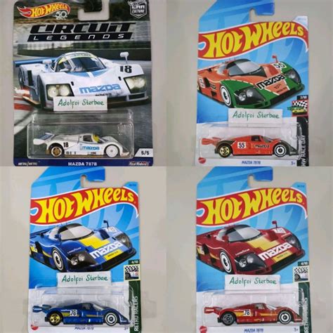 MAZDA HOT WHEELS Hotwheels 風火輪馬自達 B 第 版電路傳奇汽車文化真正的車手橡膠 蝦皮購物