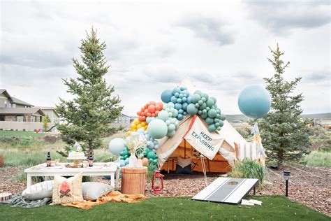 Camping Birthday Party Tents