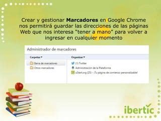 Mini Tutorial Marcadores En Google Chrome Ppt