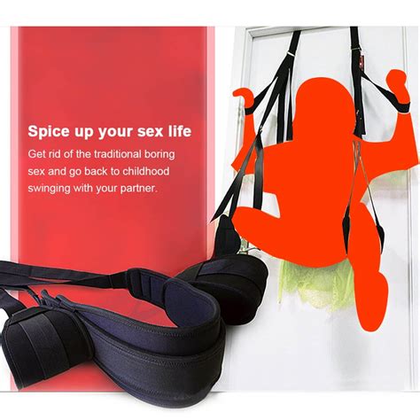 Adjustable Sex Swing Soft Material Straps Fetish Bandage Game Chairs