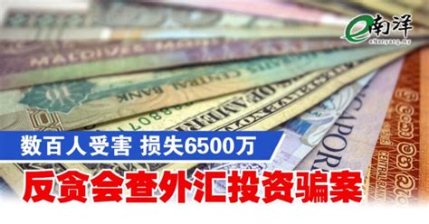 数百人受害 损失6500万 反贪会查外汇投资骗案