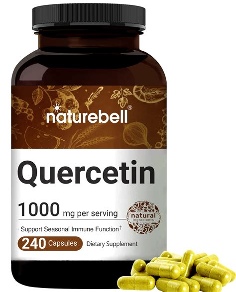 Buy NatureBell Quercetin 1000mg Per Serving | 240 s, Ultra Strength