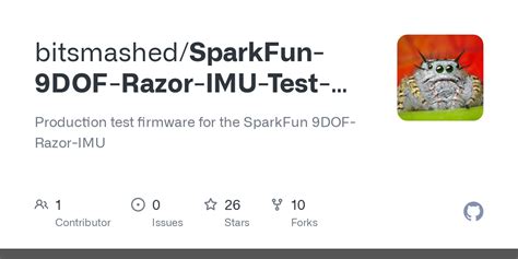 Github Bitsmashed Sparkfun Dof Razor Imu Test Firmware Production