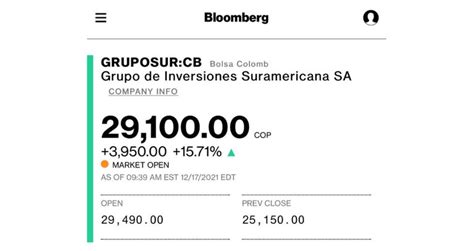 Acci N De Grupo Sura Se Dispara En La Bolsa Gracias A La Opa De Grupo