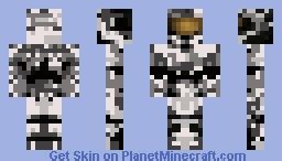 halo white spartan Minecraft Skin