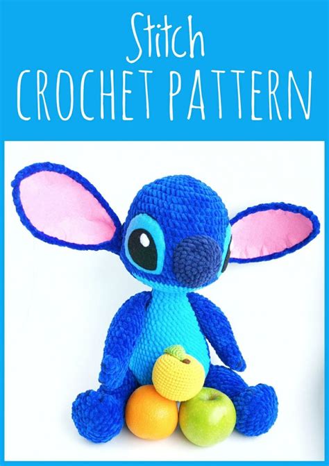 Stitch Crochet Pattern Lilo And Stitch Amigurumi Toy Pattern Etsy