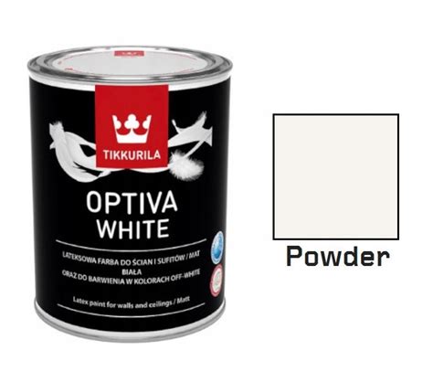 Tikkurila Farba Optiva White 0 9L Powder Powder Cena Opinie