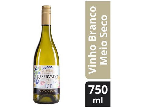 Vinho Branco Meio Seco - Vinho Branco Meio Seco Santa Carolina Summer Edition Reservado Ice ...