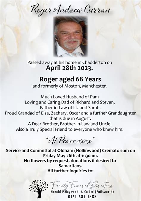 Funeral Arrangements and Services at Curran Jones Funeral Home 22