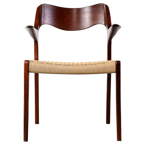 Rosewood Model 55 Armchair By Niels Otto Moller For Sale At 1stdibs