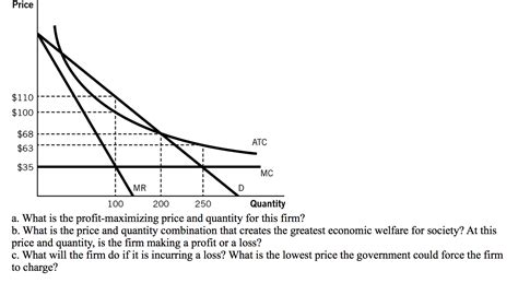 Solved What Is The Profit Maximizing Price And Quantity For Chegg