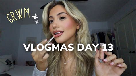 Vlogmas Day 13 Unedited Get Ready W Me For A Bday Dinner Youtube