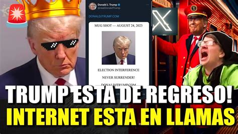 Ultima Hora Trump Oficialmente Regresa A Twitter Publicando Su Foto