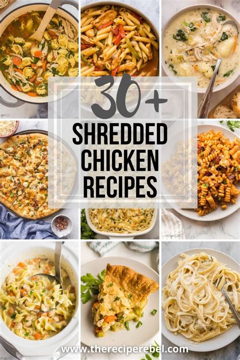 30 Shredded Chicken Recipes For Easy Weeknight Dinners The Recipe Rebel