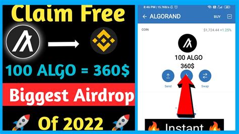 Get Free Worth Algo Coin Earn Free Algorand Token Today S