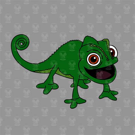 Pascal Rapunzel Chameleon SVG - Etsy