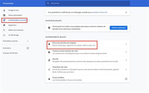 Google Chrome Comment Supprimer L Historique De Navigation Et Les Cookies
