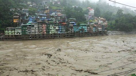 Cloudburst In Sikkim Causes Flash Flood 23 Soldiers Killed Extensive