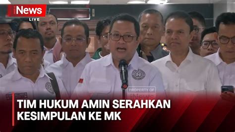 Tim Hukum Anies Muhaimin Serahkan Kesimpulan Sidang Sengketa Pilpres Ke