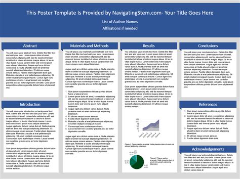 Poster Presentation Templates - NAVIGATING STEM