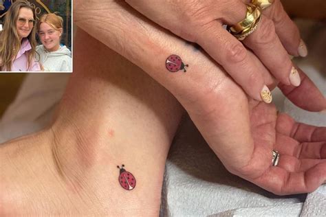 Brooke Shields And Daughter Rowan Get Matching Ladybug Tattoos A