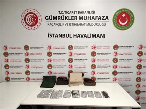 İstanbul Havalimanı nda uyuşturucu operasyonu 5 kurye yakalandı