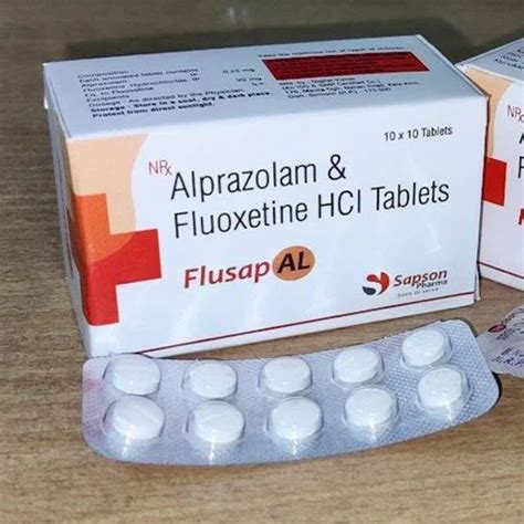 Alprazolam And Fluoxetine Tablets 05 Mg At Rs 700stripe In Kasganj