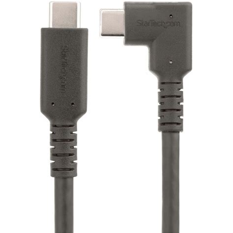 Startech .com 1.6ft (50cm) Rugged Right Angle USB-C Cable, USB 3.2 Gen
