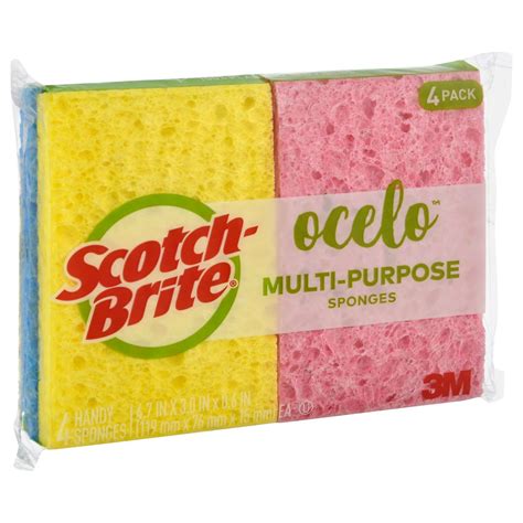 Scotch Brite O Celo Multi Purpose Handy Sponges Shop Sponges