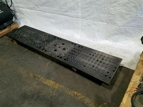 Used Bolster Steel Plate Table 79 X 1 18 X 17 14 For Stamping